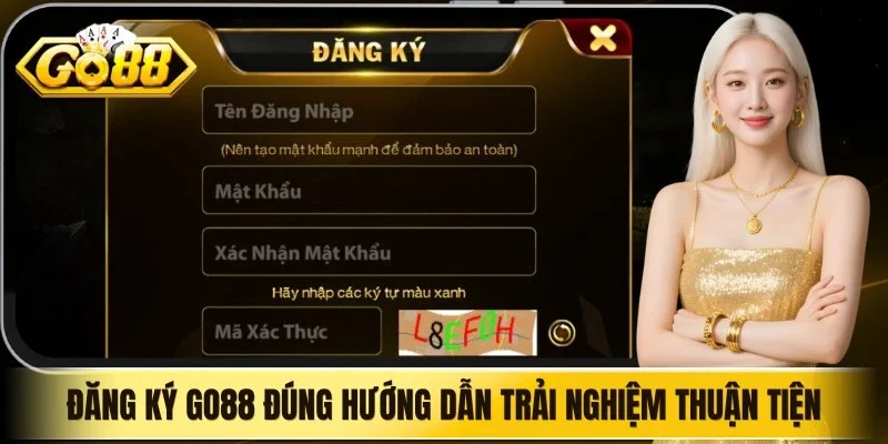 Đăng ký Go88 theo đúng hướng dẫn để trải nghiệm thuận tiện